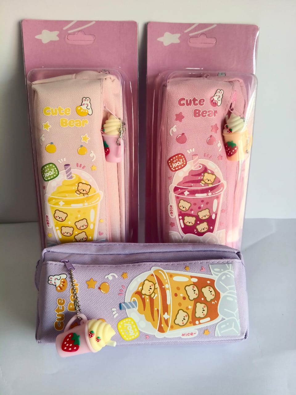 Cute Bear Pencil Pouch / Stationery Bag art 01