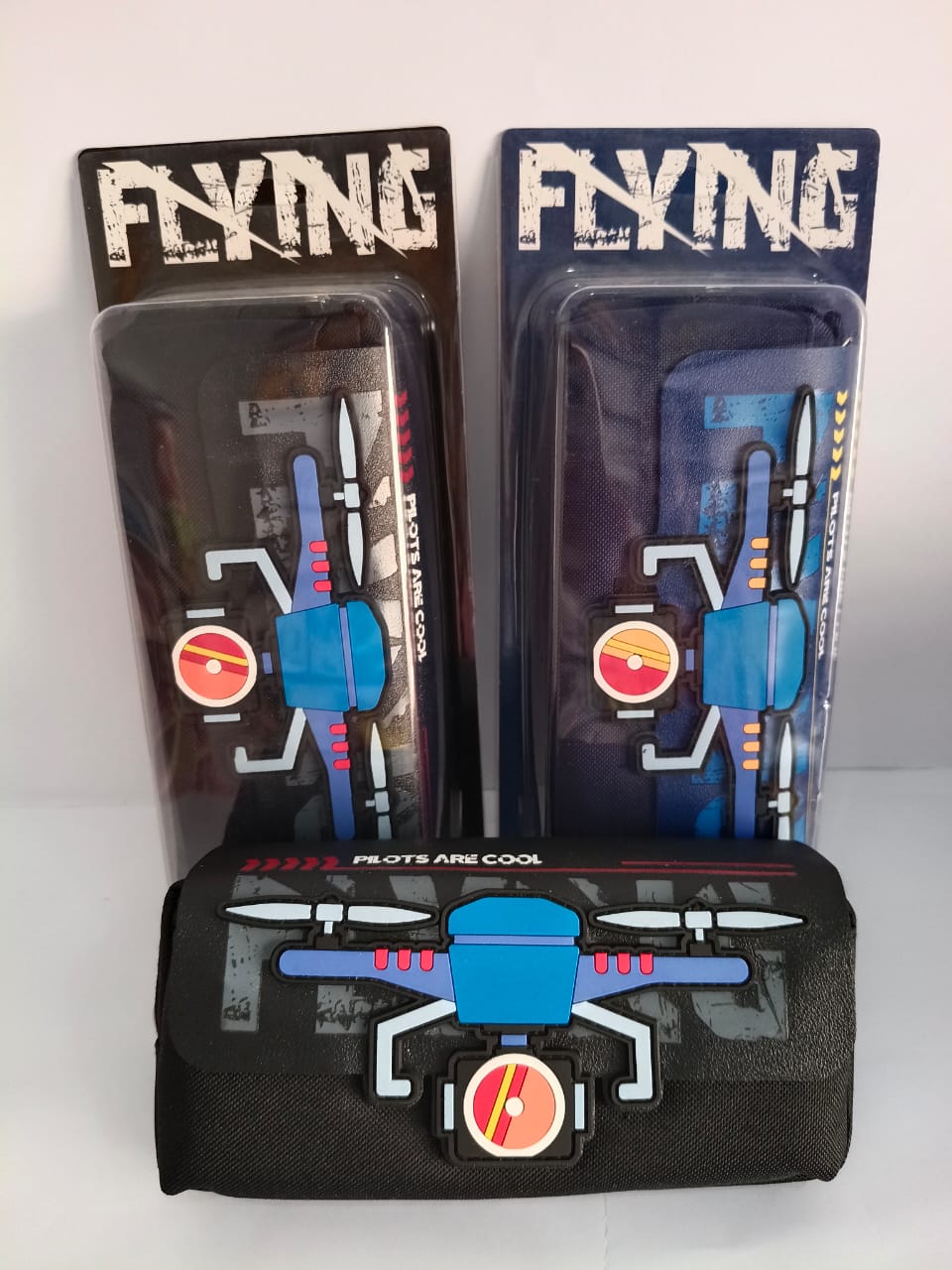 Flying “Pilots Are Cool” Drone Design Pencil Pouch art no 019