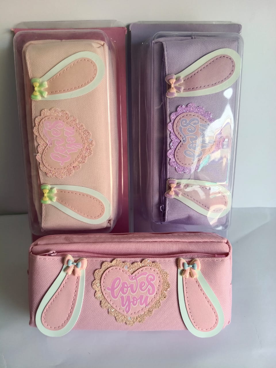 “Loves You” Stylish Pencil Pouch / Makeup Pouch art no 015