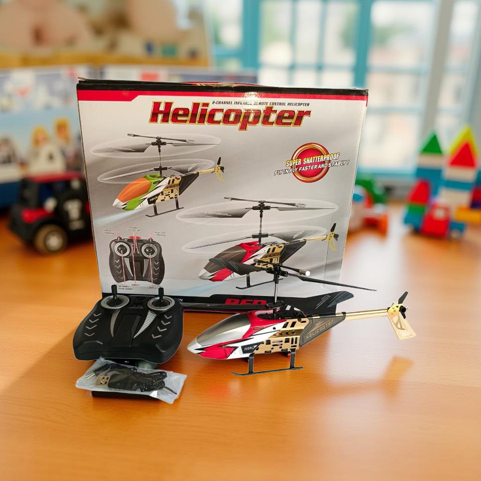 2 channel remote control helicopter with gyro indoor flying toy
