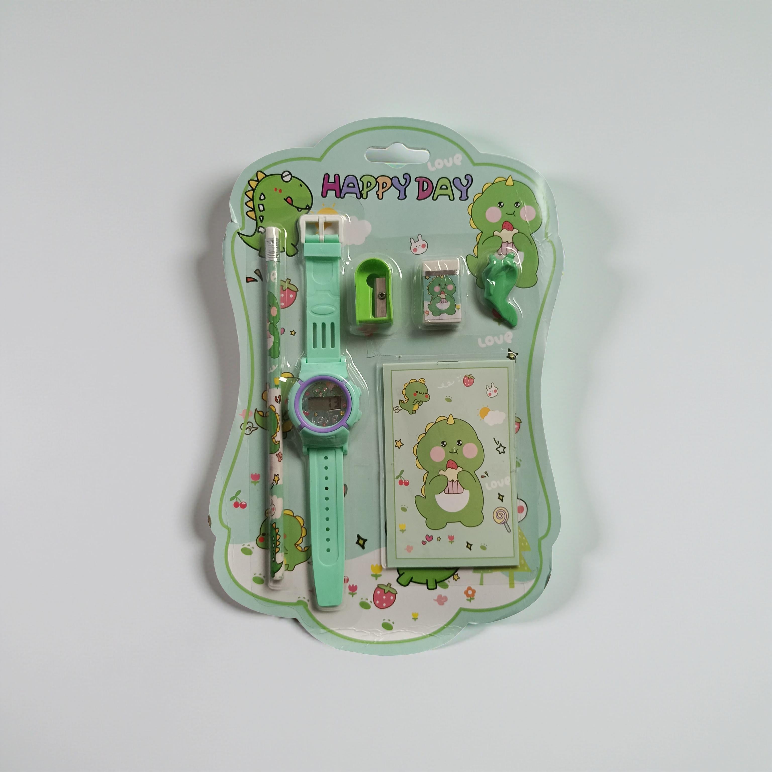 Kids Stationery & Watch Gift Set