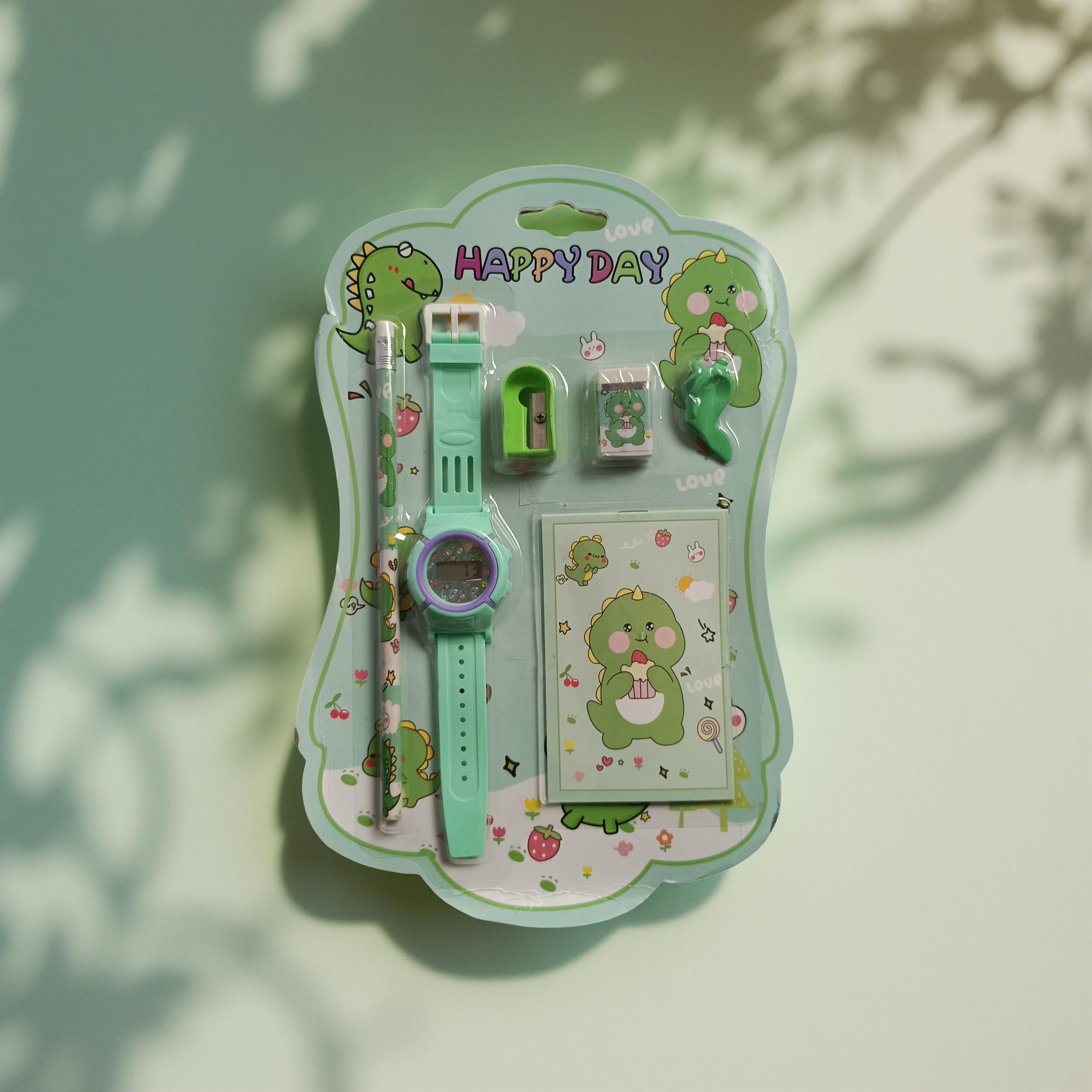 Kids Stationery & Watch Gift Set