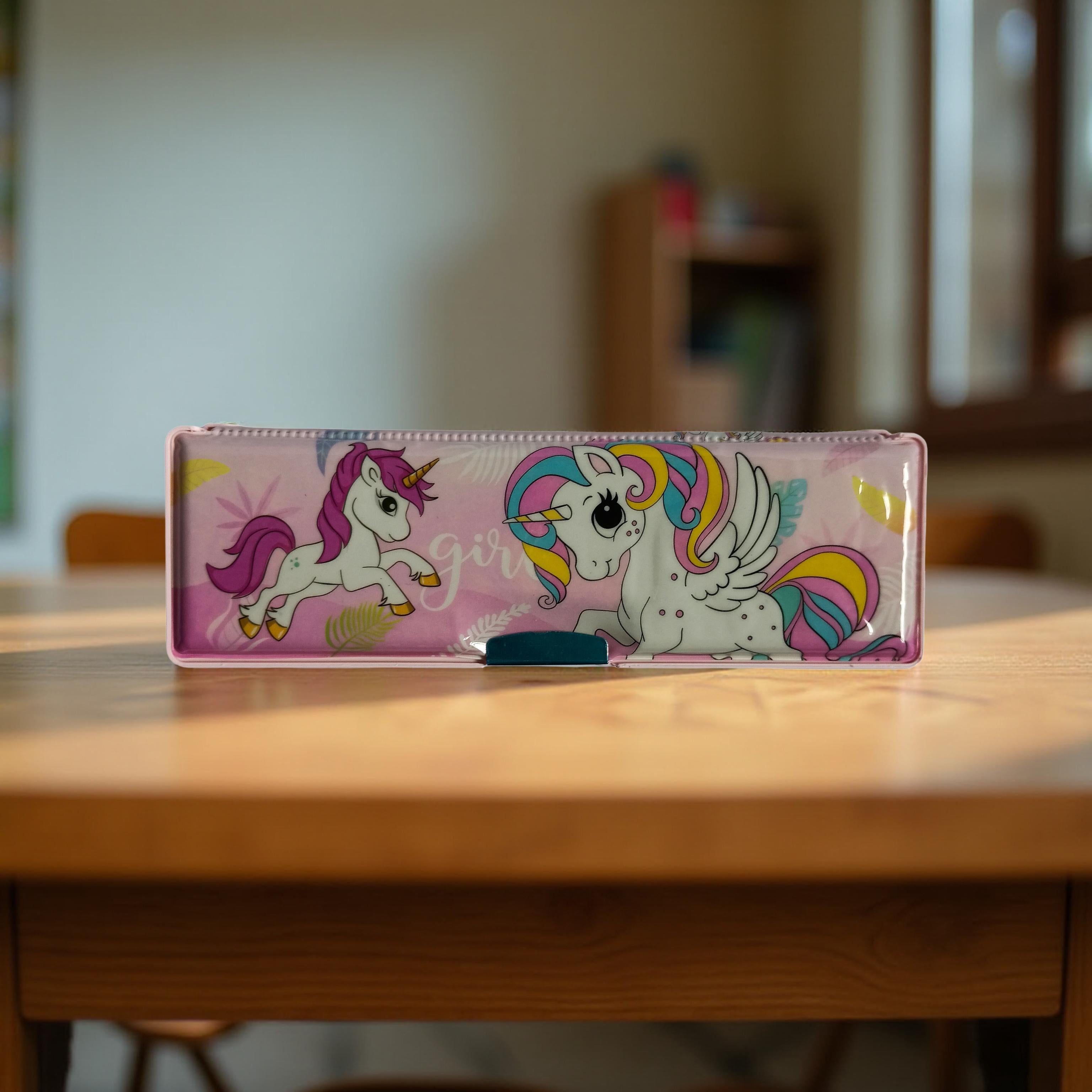 Kids Cartoon Pencil Box – Premium Plastic Stationery Case