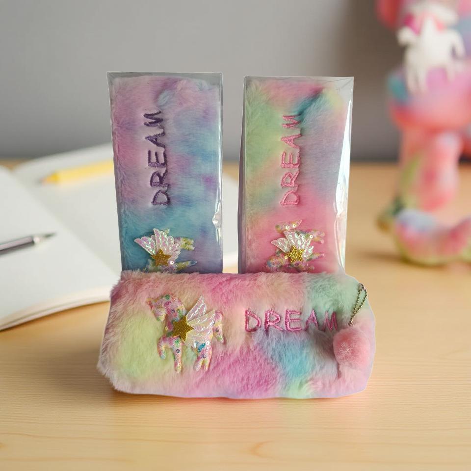 Cute pencil case zipper pouch for school students