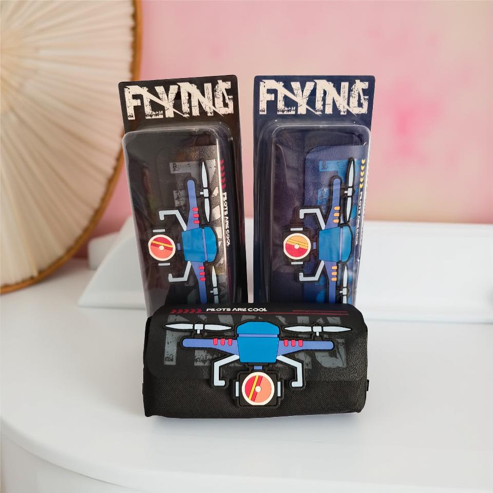 School pencil case for kids with zipper and large storage