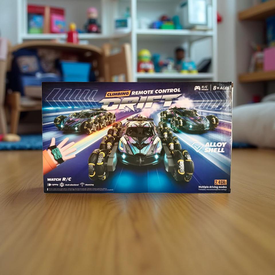 Remote Control Drift Car with Watch Controller | Rechargeable RC Stunt Car for Kids |  Remote Control Car / Remote Control Toys