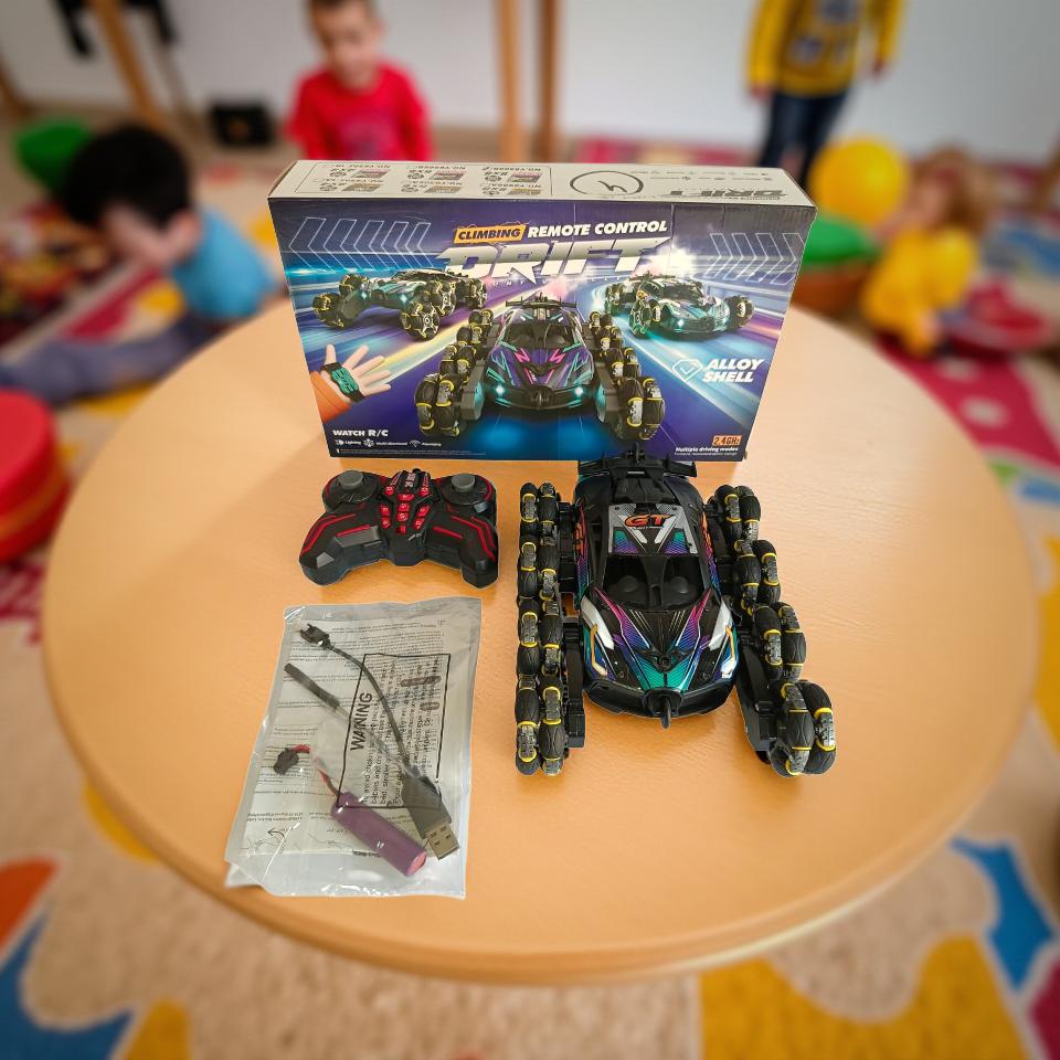 Remote Control Drift Car with Watch Controller | Rechargeable RC Stunt Car for Kids |  Remote Control Car / Remote Control Toys