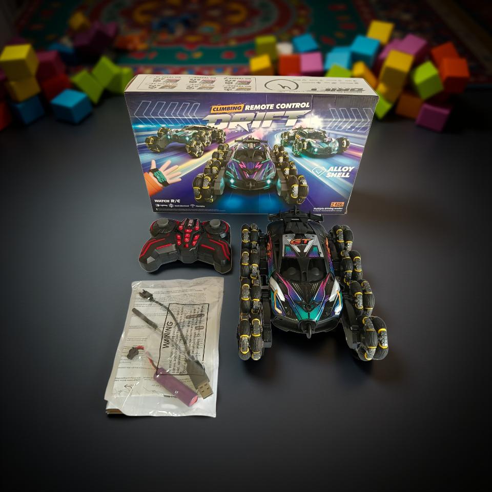 Remote Control Drift Car with Watch Controller | Rechargeable RC Stunt Car for Kids |  Remote Control Car / Remote Control Toys