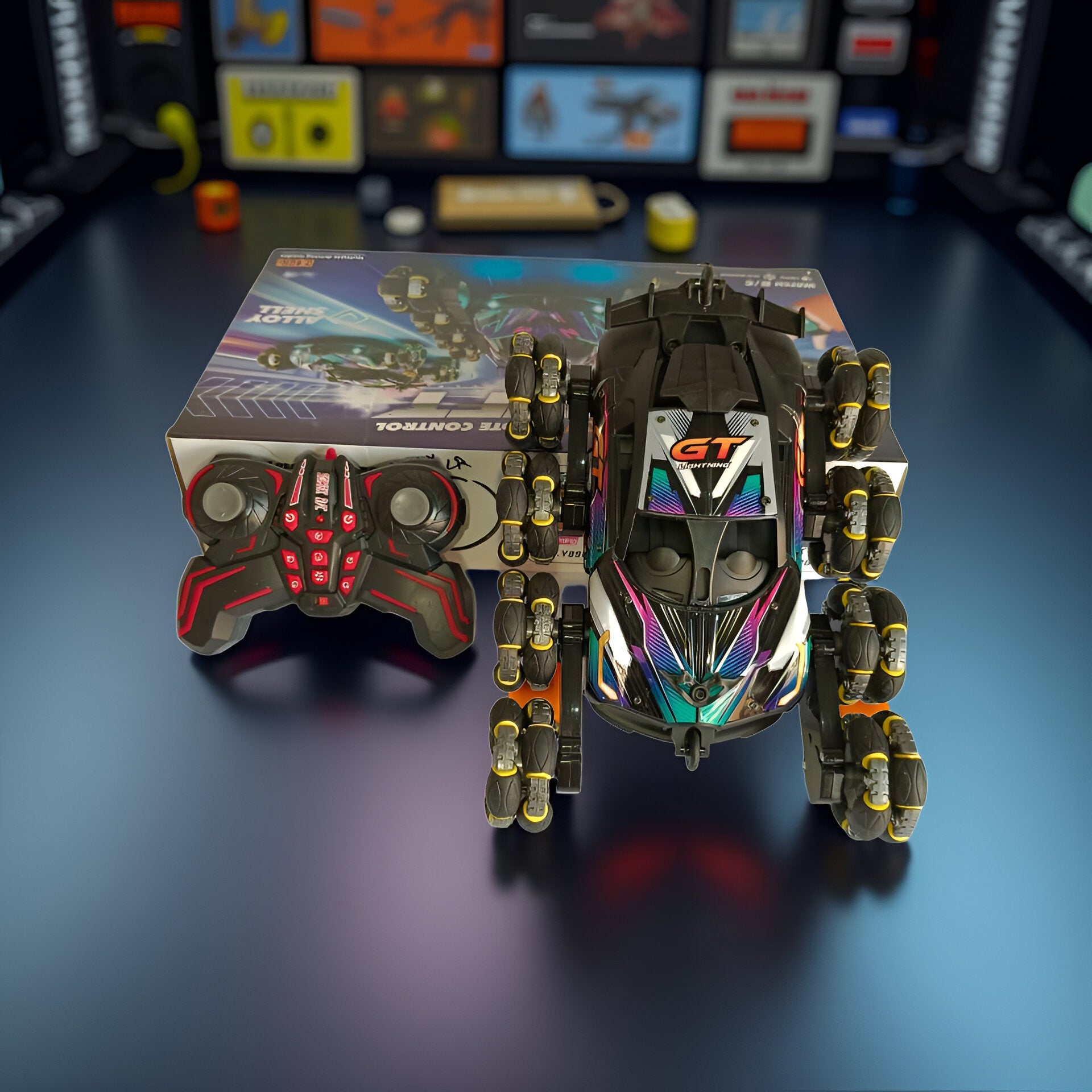 Remote Control Drift Car with Watch Controller | Rechargeable RC Stunt Car for Kids |  Remote Control Car / Remote Control Toys