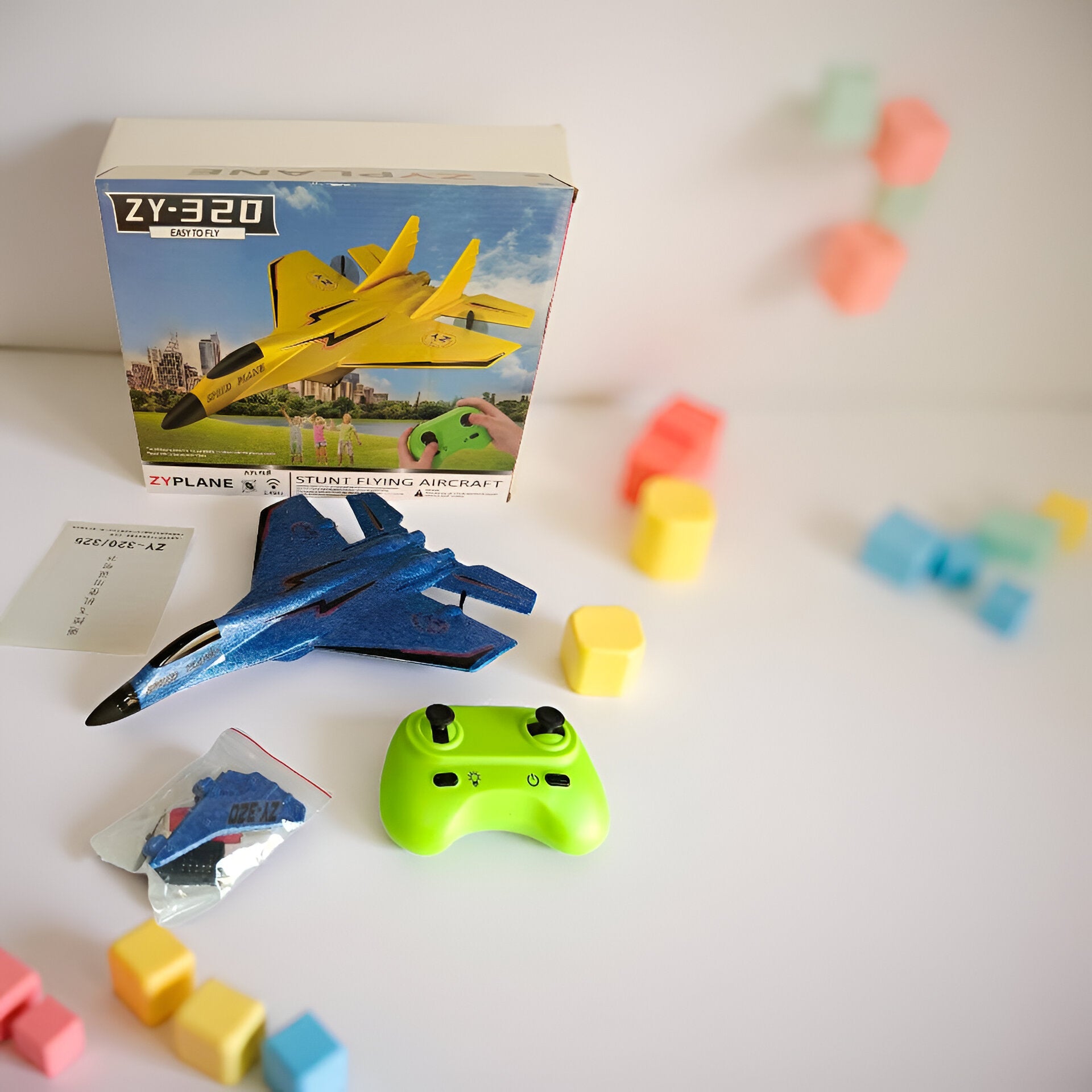 ZY-320 Remote Control Stunt Flying Aircraft | Easy to Fly RC Plane for Kids |