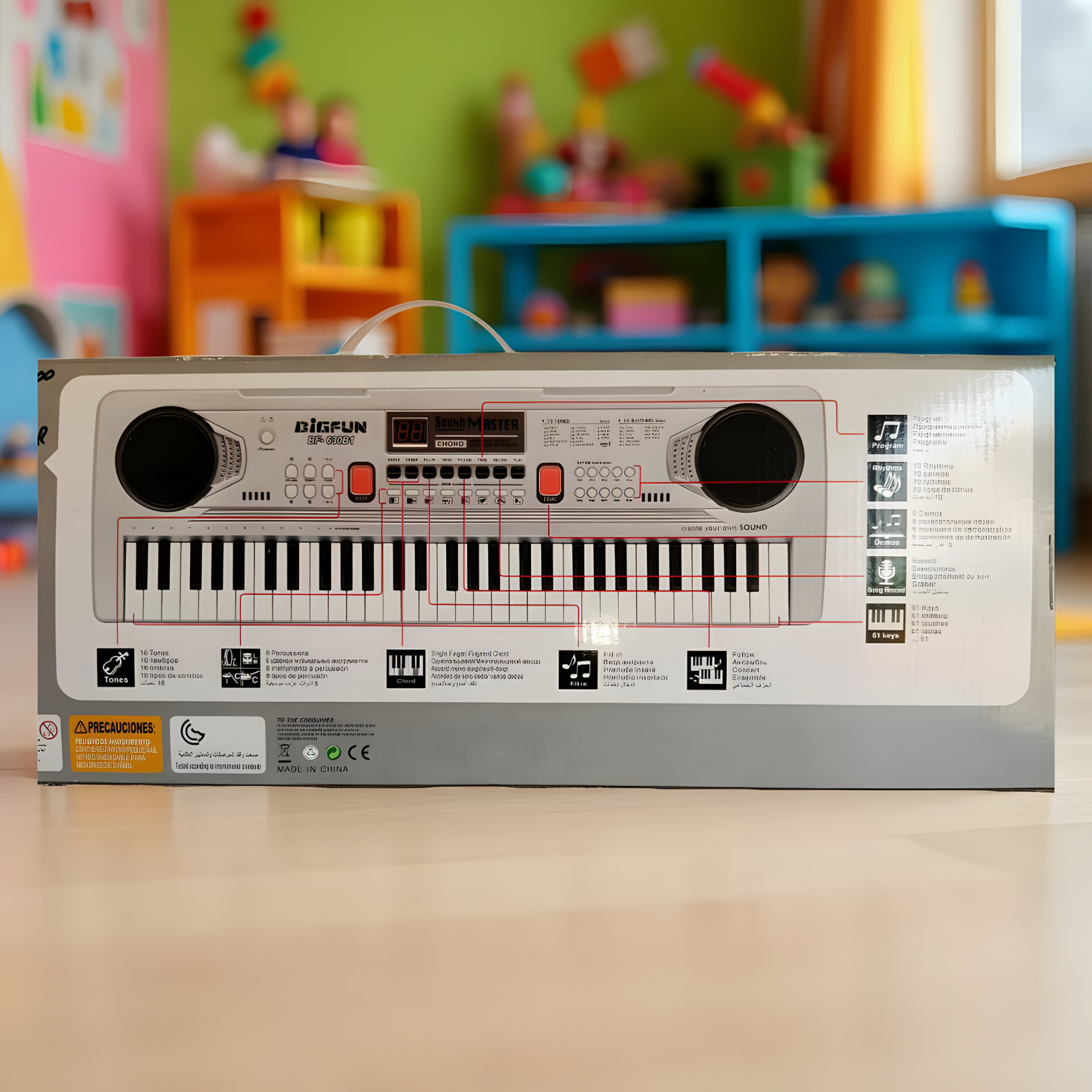 BigFun BF-630B1 | electronic keyboard | piano keyboard | kids keyboard | 61 keys keyboard kids piano