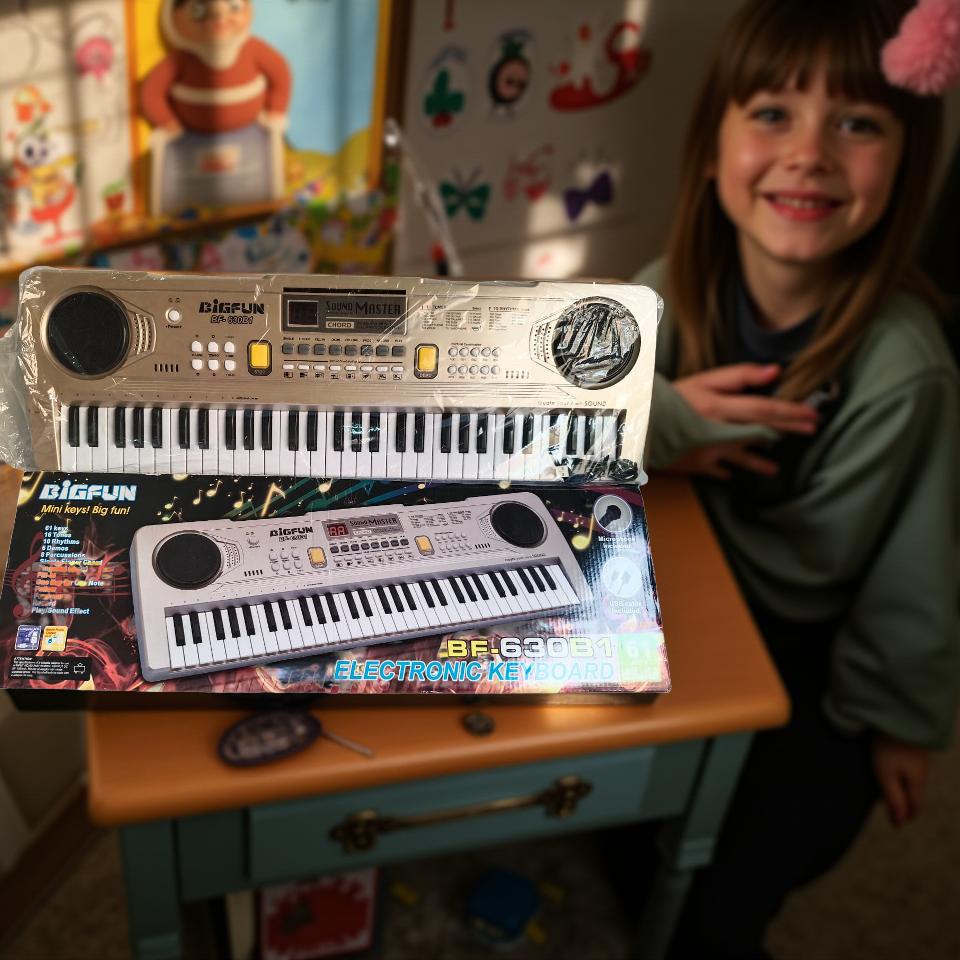 BigFun BF-630B1 | electronic keyboard | piano keyboard | kids keyboard | 61 keys keyboard kids piano