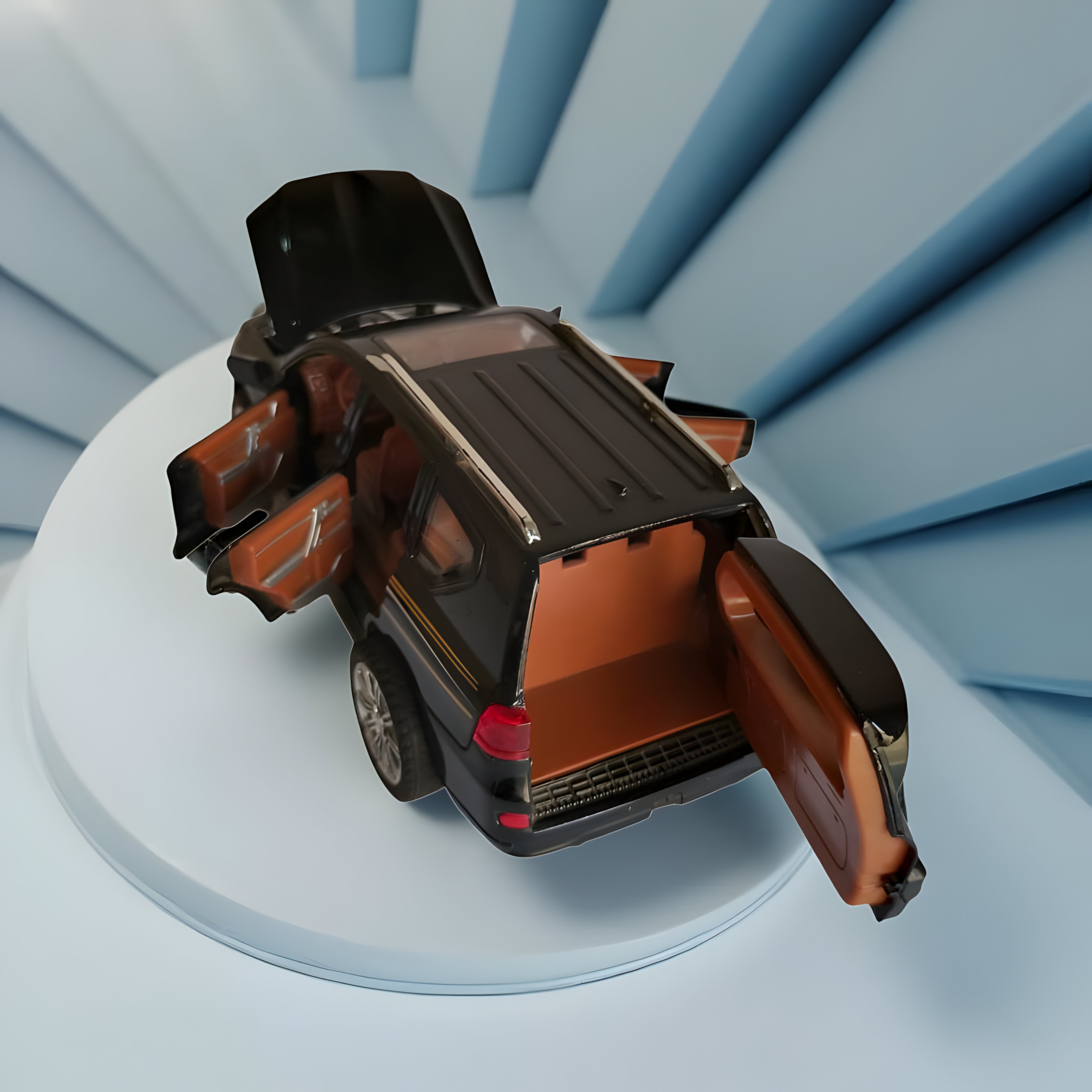 Toyota Land Cruiser Prado Die-Cast Model Car | Luxury SUV Die Cast Toy Car for Kids – Metal Body Model