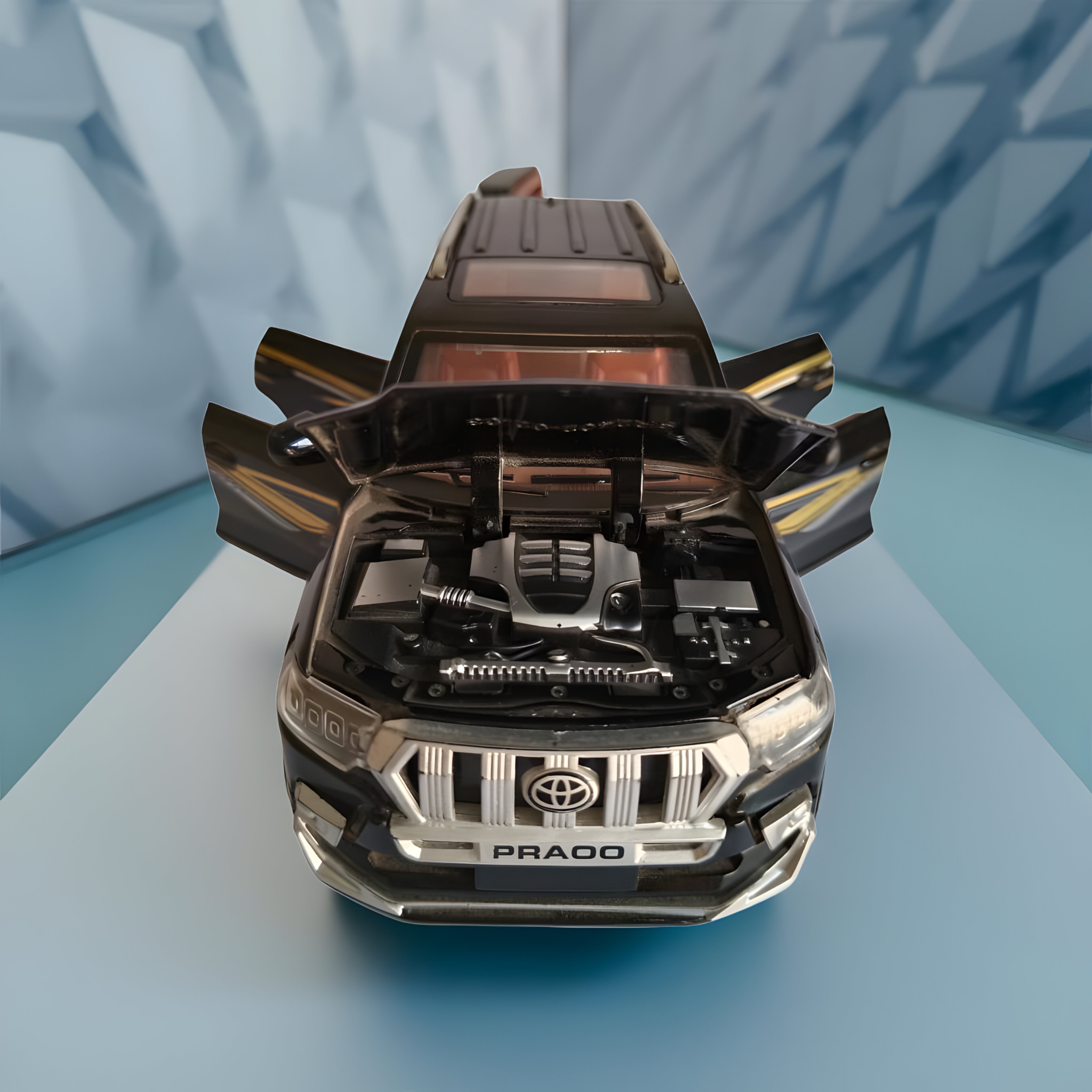 Toyota Land Cruiser Prado Die-Cast Model Car | Luxury SUV Die Cast Toy Car for Kids – Metal Body Model