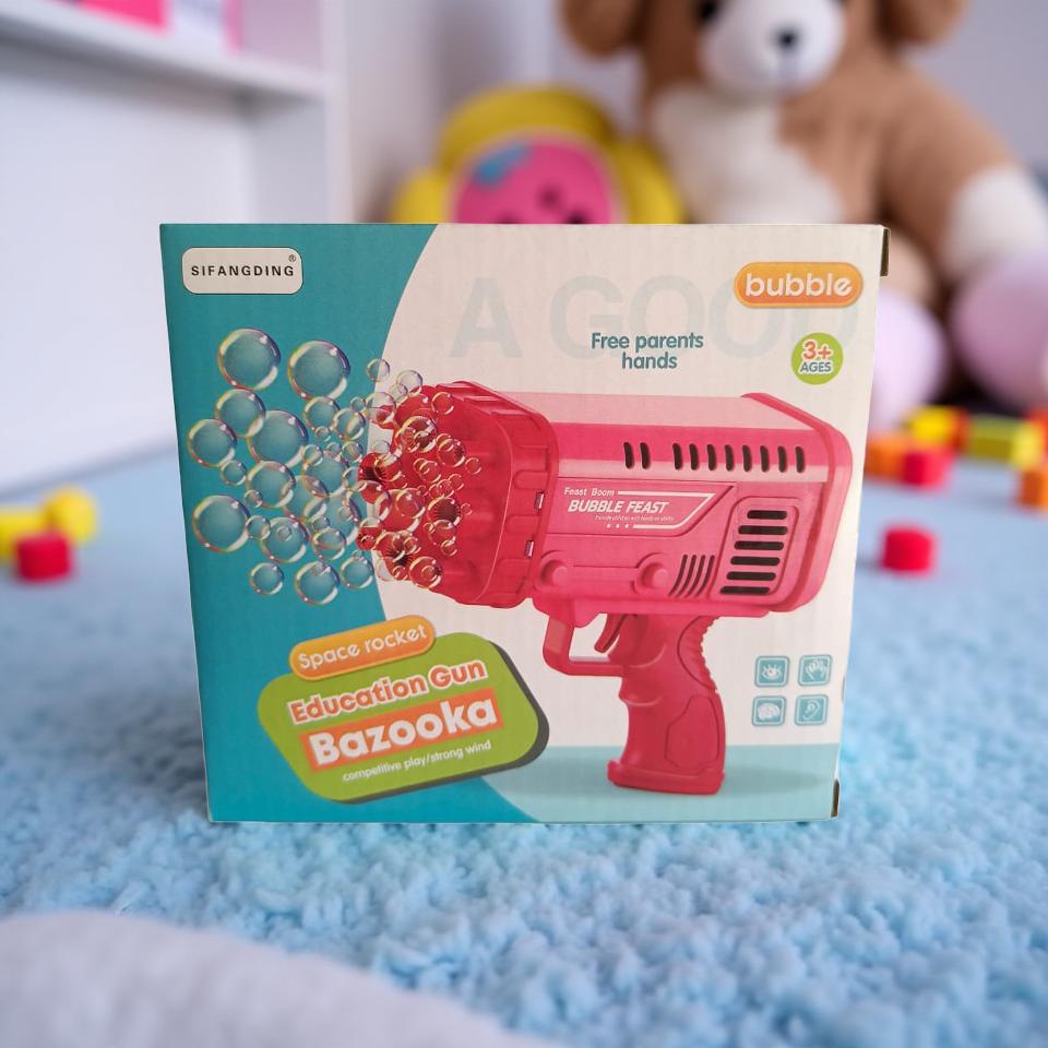 Automatic Bubble Gun Bazooka Toy for Kids – 36 Holes Bubble Blaster |   Bubble Gun Bazooka for Kids | Bubble gun
