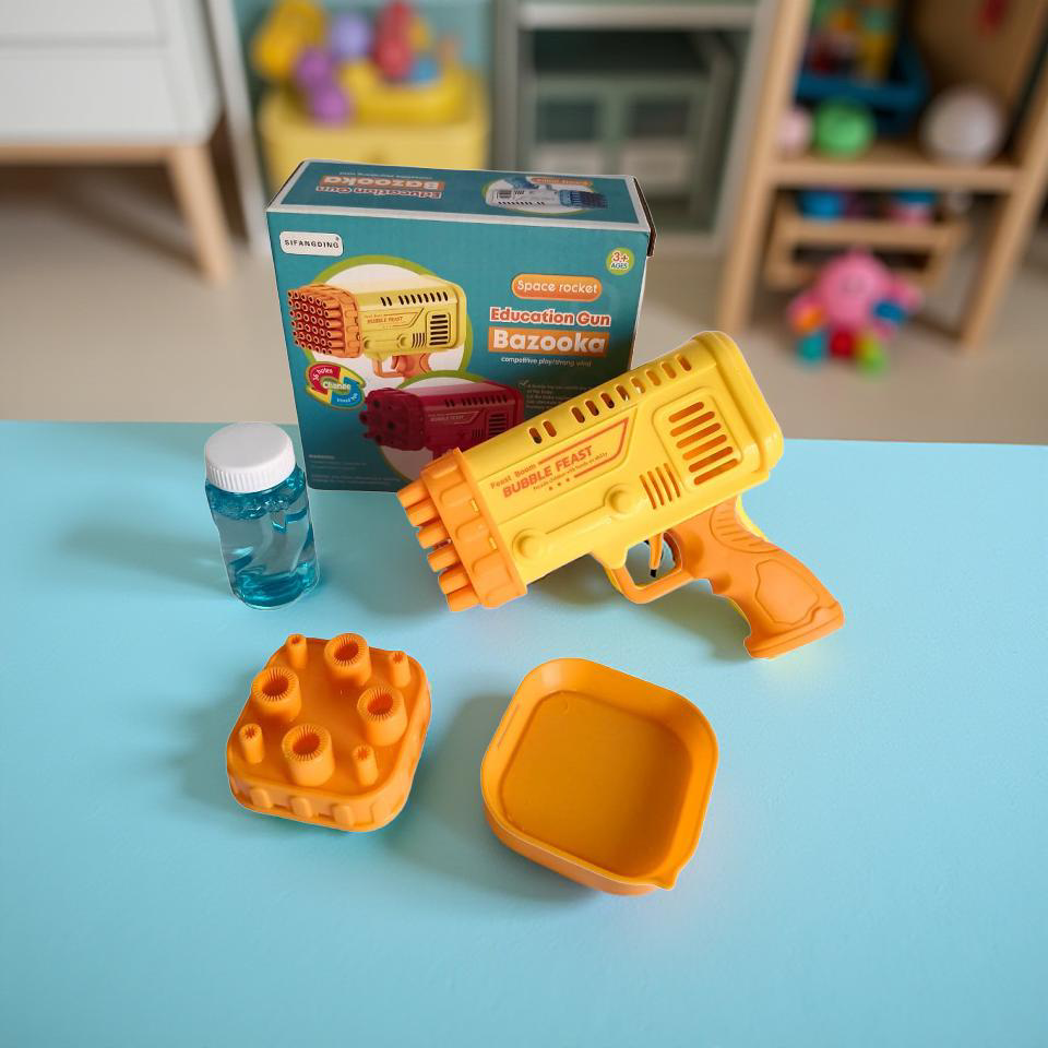 Automatic Bubble Gun Bazooka Toy for Kids – 36 Holes Bubble Blaster |   Bubble Gun Bazooka for Kids | Bubble gun