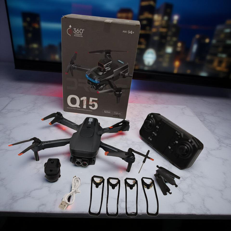 smart dual camera drone for photography and videography