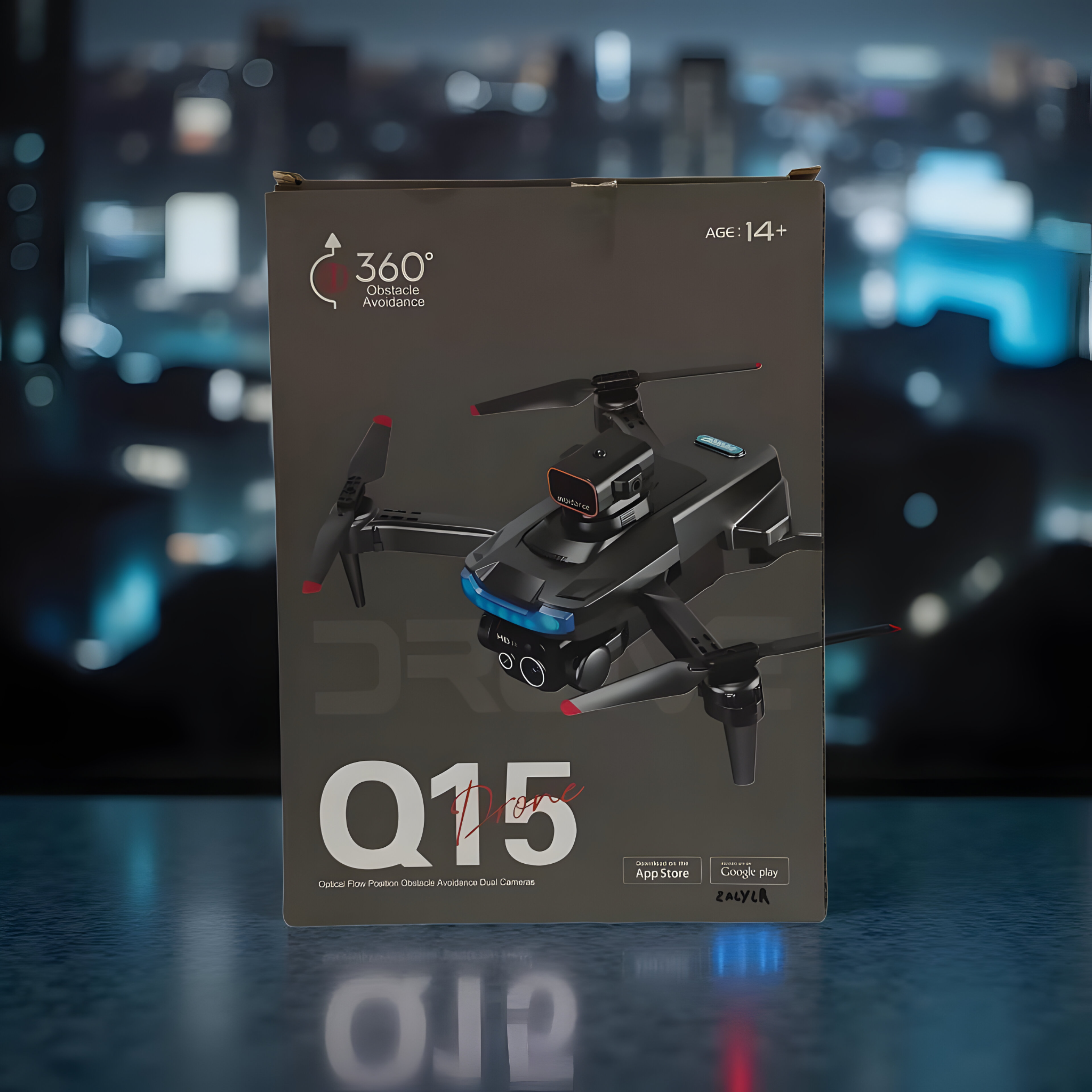 dual camera drone with HD video recording